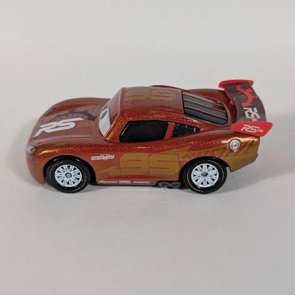 Disney Pixar Cars Lightning McQueen RS 24h Diecast Metallic Copper Red 95 Car